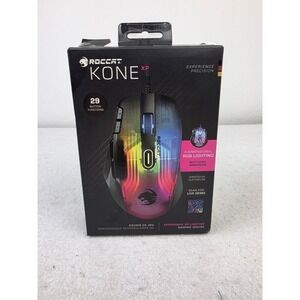 Roccat Kone XP RGB Gaming Black Mouse Wired (ROC-11-420-01) 3D Lighting 4D Wheel